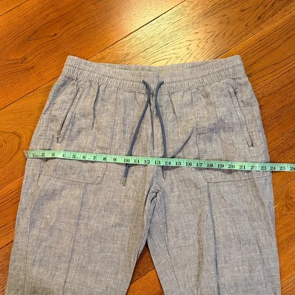 Athleta Women’s Retreat Linen Jogger Size | 16 Chambray Color - Picture 7 of 11